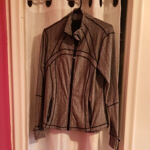 Lululemon Athletica Black and Gray Utility Jacket